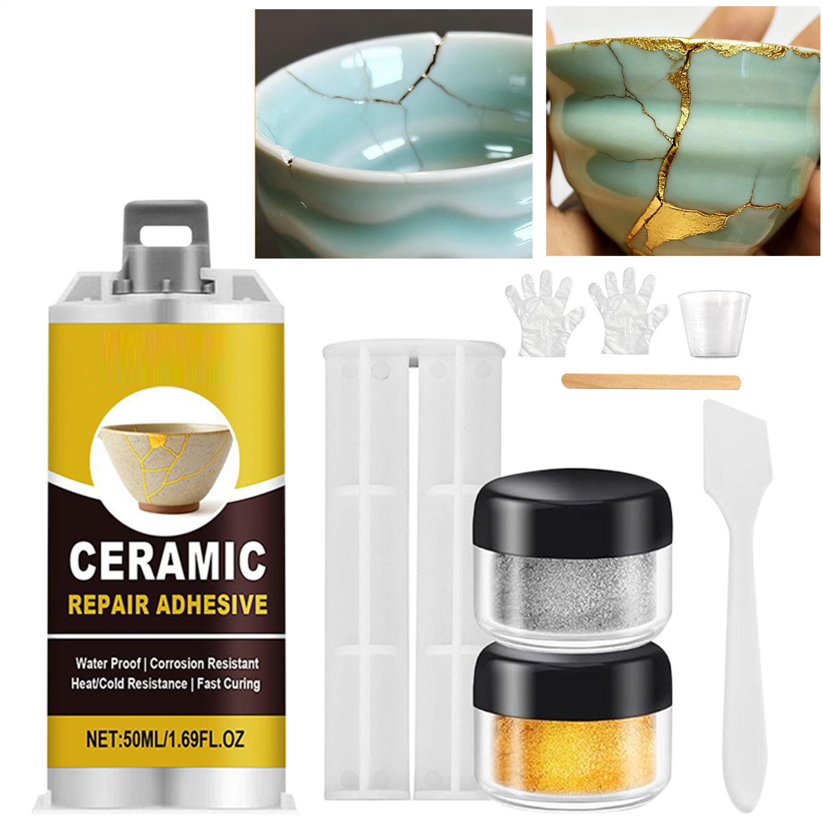 Art Craft Workshop - Kintsugi Reparatieset Gouden Keramische Lijm Voedselveilige