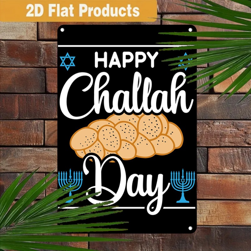 Art & Craft Valley - CIFBUY Vintage Joodse Challah Menorah Aluminium