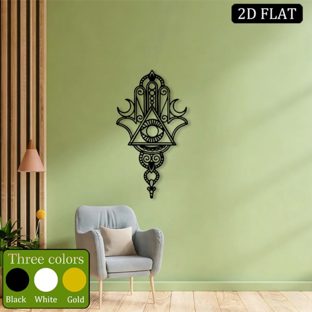 Art & Craft Valley - CIFBUY IJzeren Wanddecoratie Hamsa Boze Oog