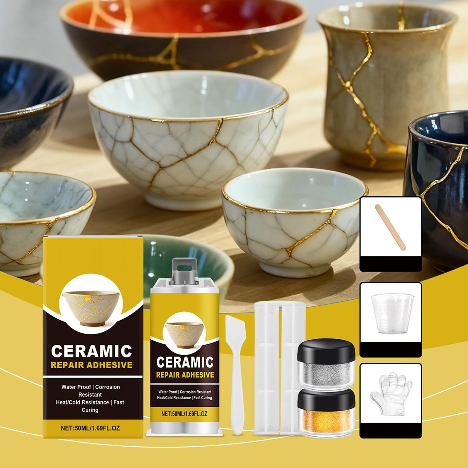 Art Craft Workshop - 50ml Porselein Reparatie Kit Glas Sculpturen