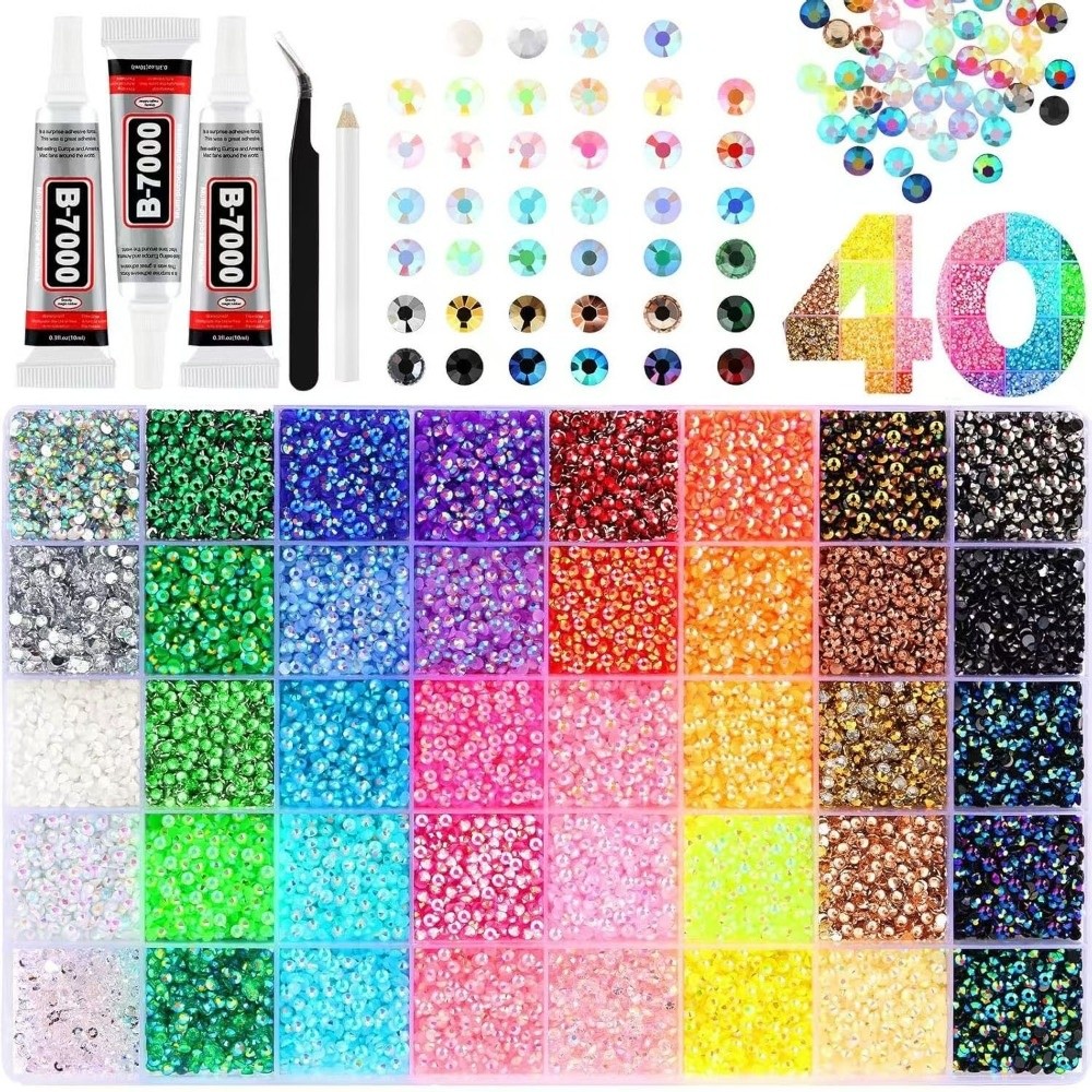 Art Craft Items - Hete Multicolor Resin Strass Set DIY