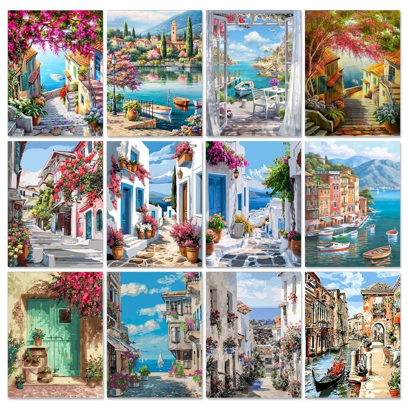 Art And Craft Numbers - 60X75 cm Verf Door Getallen Voor