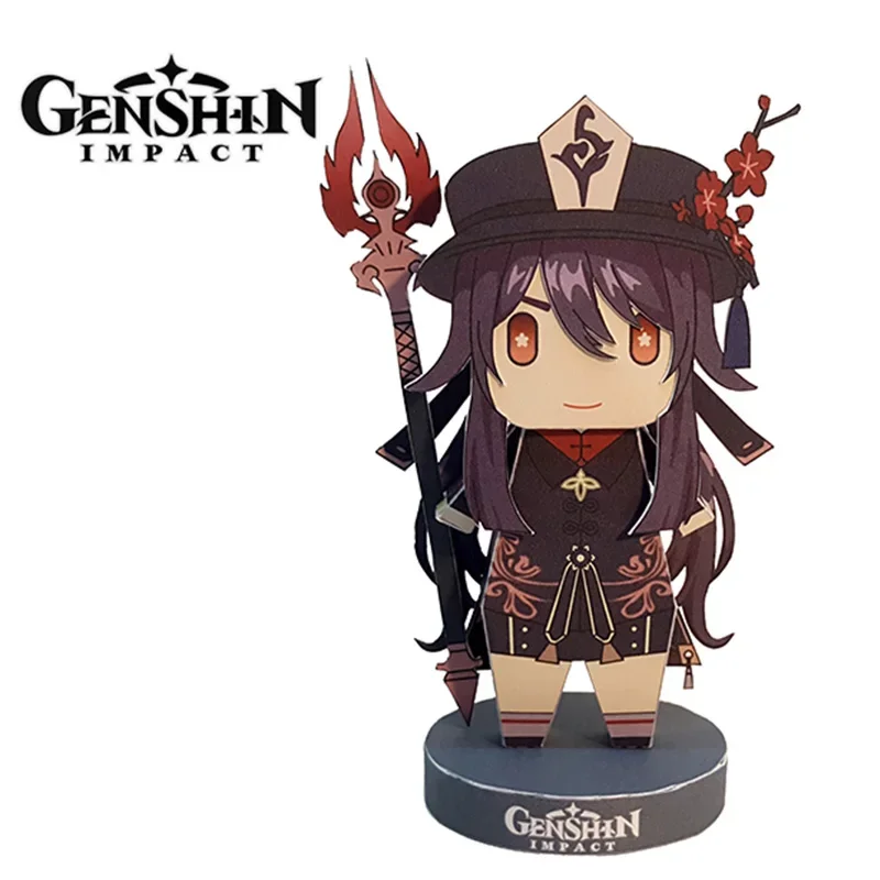 Art Craft With Cardboard - Genshin Impact Hu Tao Figuur Mini