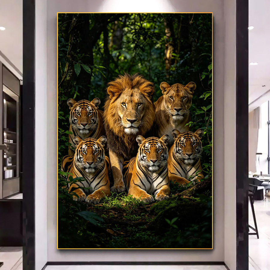 5D DIY Diamantmozaïek Leeuw Ti - Art And Craft Jungle recensie en prijs