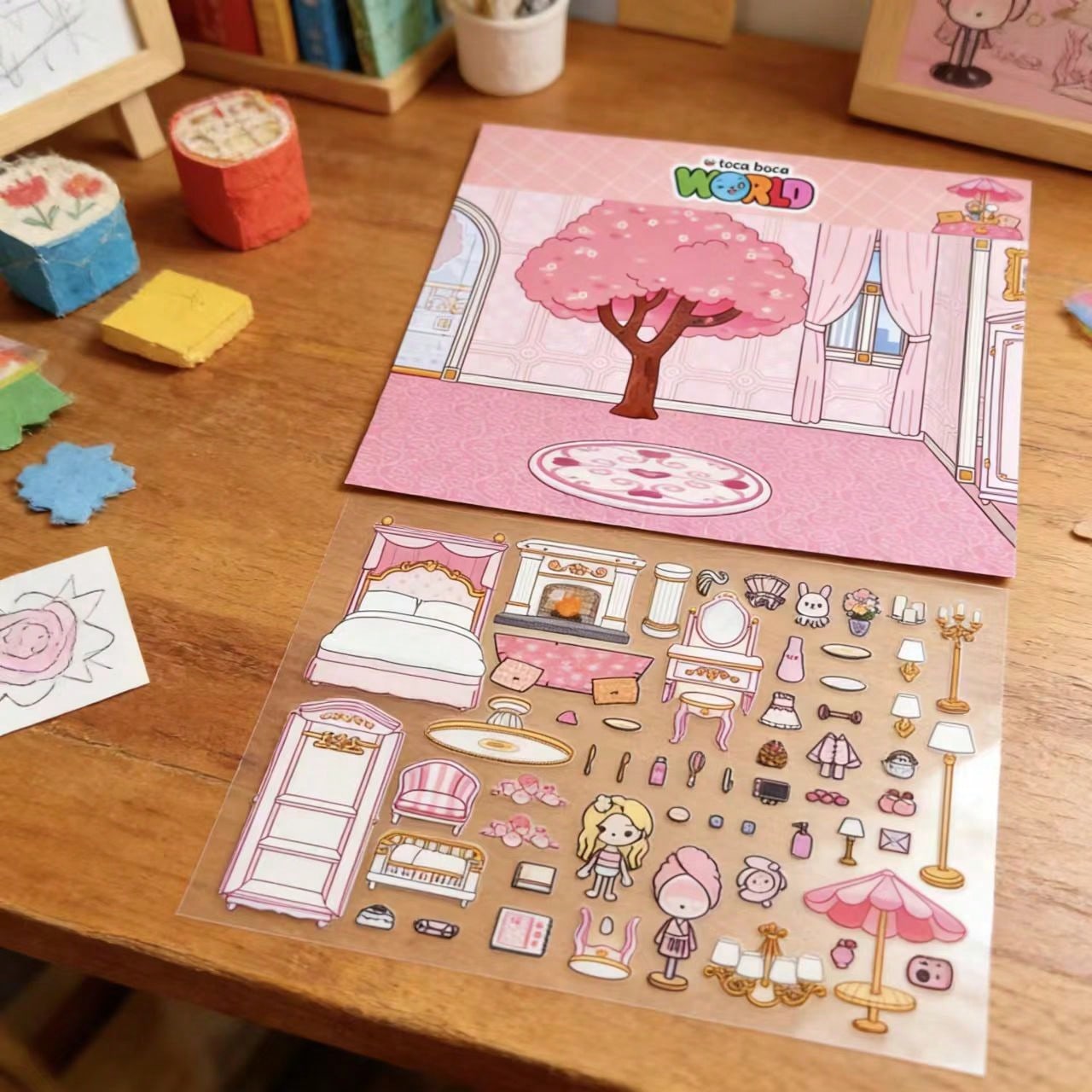 Pink Sakura Tree Hotelkamer DI - Art Craft 6 Year Old recensie en prijs