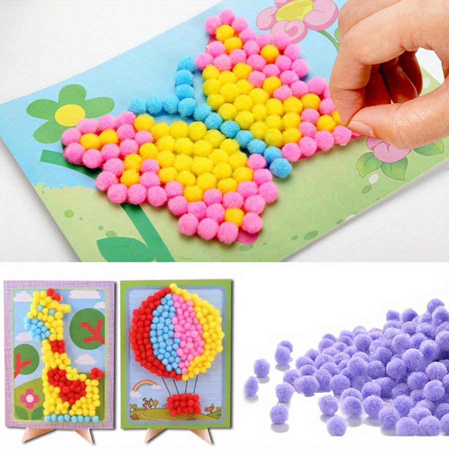 2 stks 16x21 cm Kleurrijke Pom - Art Craft Animals recensie en prijs