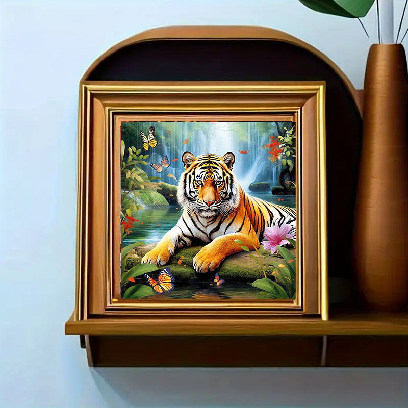 1 set Tiger King Diamond Paint - Art Craft Animals recensie en prijs