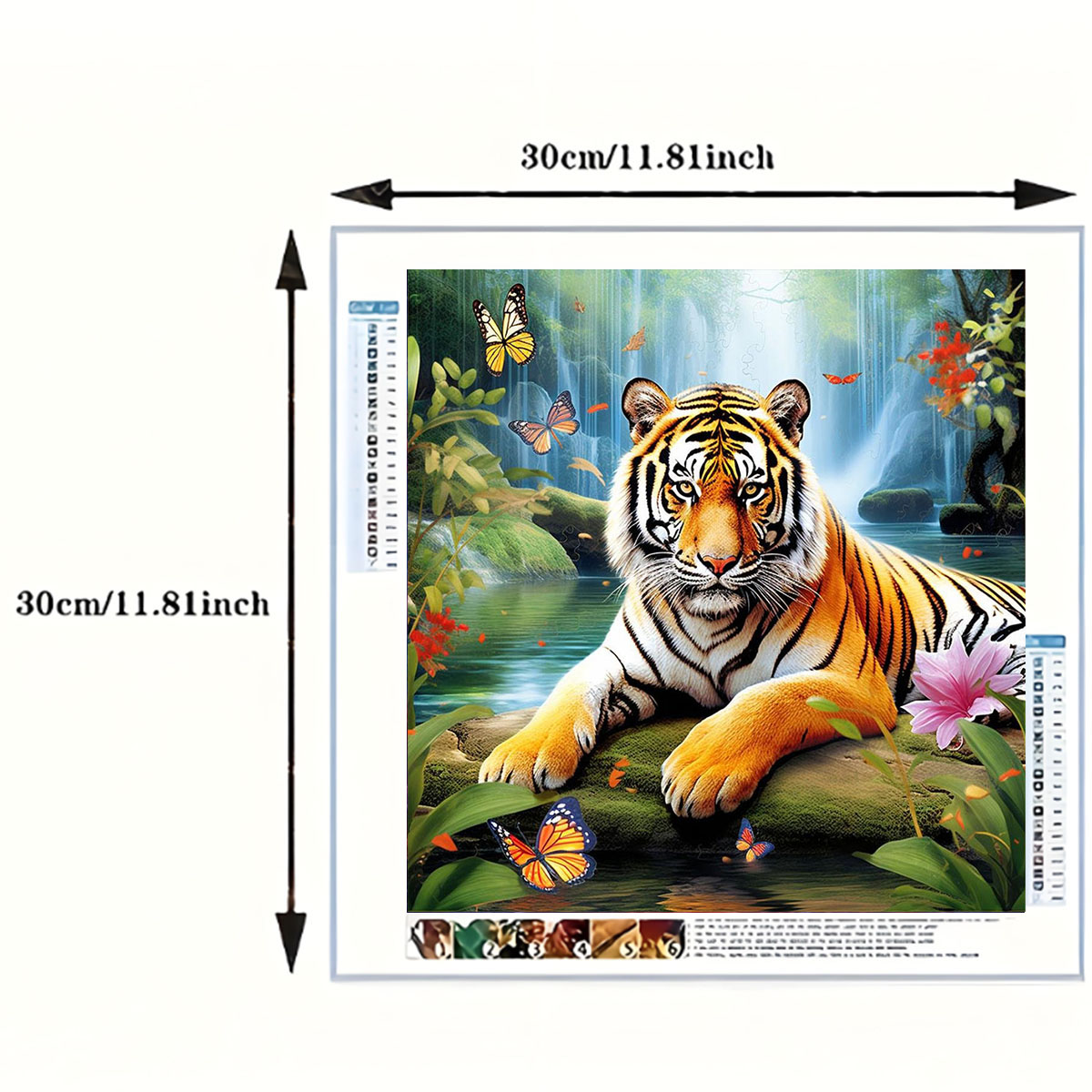 1 set Tiger King Diamond Paint - Art Craft Animals recensie en prijs