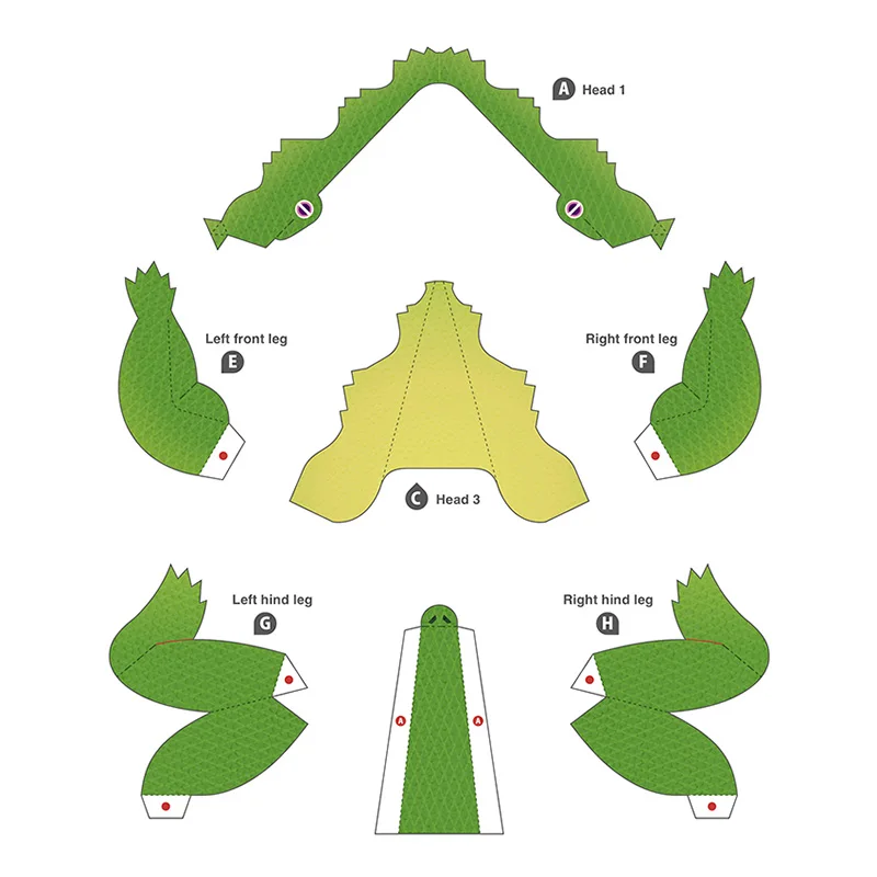 Krokodil Vouwen Origami Art Mi - Art Craft With Cardboard recensie en prijs