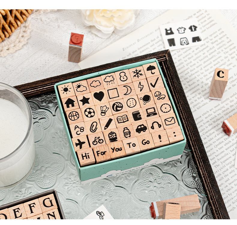 Leuke houten planner rubberen  - Rubber Stamp Blank recensie en prijs