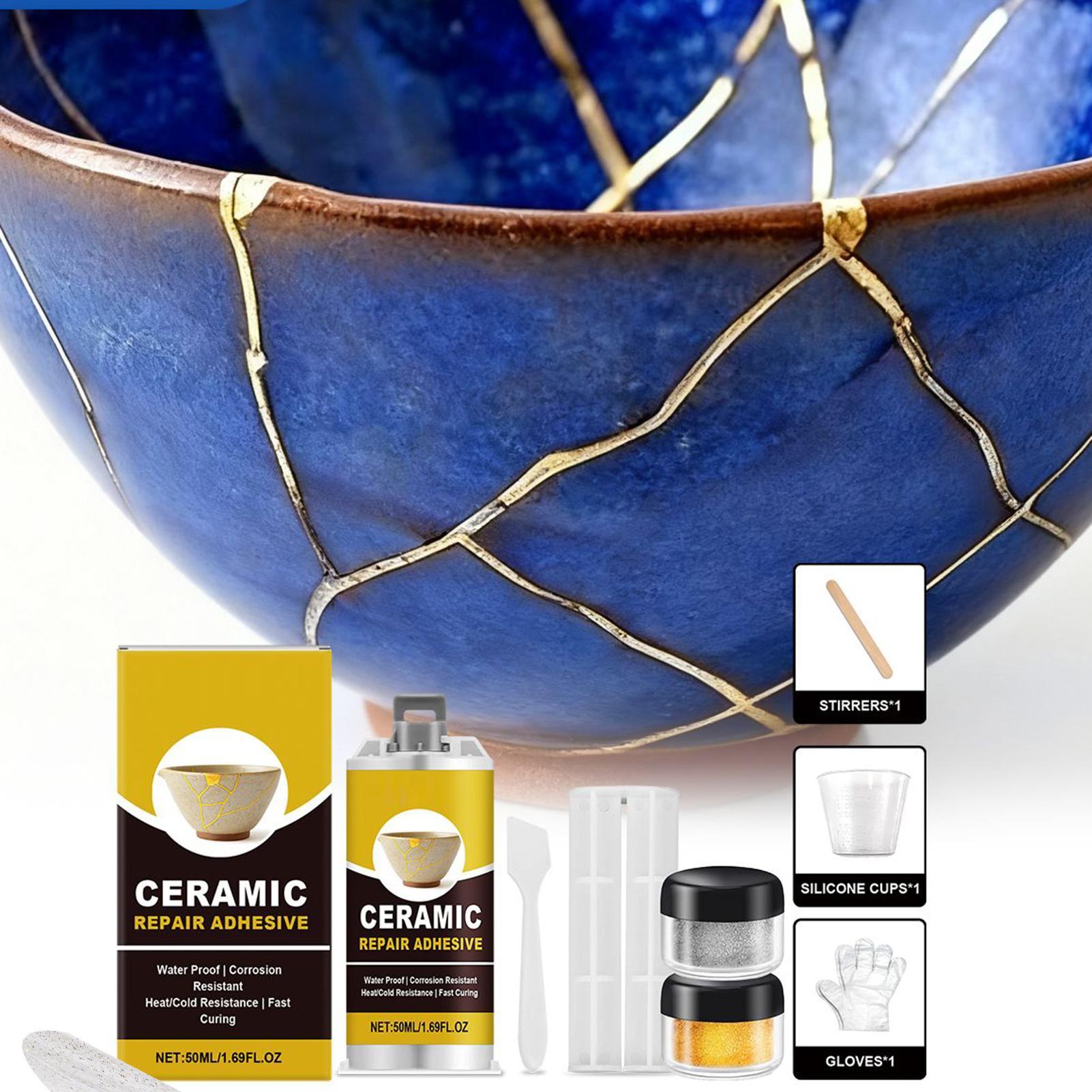 Kintsugi Reparatieset Gouden K - Art Craft Workshop recensie en prijs