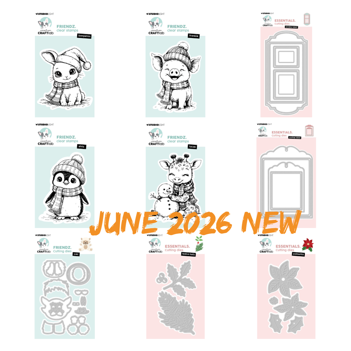 Nieuwe Kerstdieren Siliconen S - Rubber Stamp Blank recensie en prijs