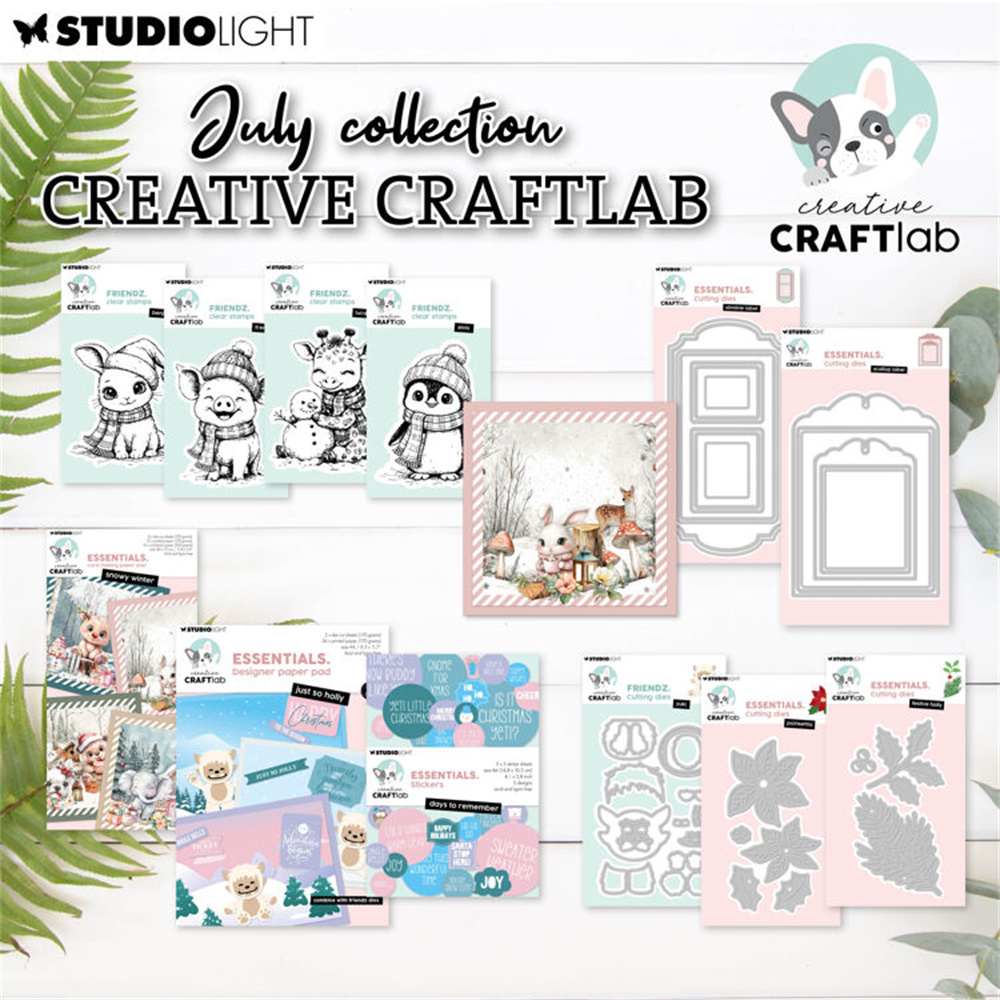 Nieuwe Kerstdieren Siliconen S - Rubber Stamp Blank recensie en prijs