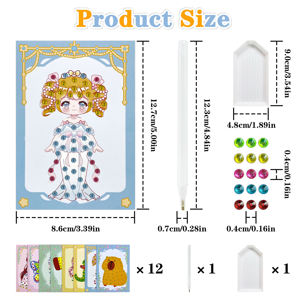 16-delige Gem Kit DIY knutsels - Art Craft Animals recensie en prijs