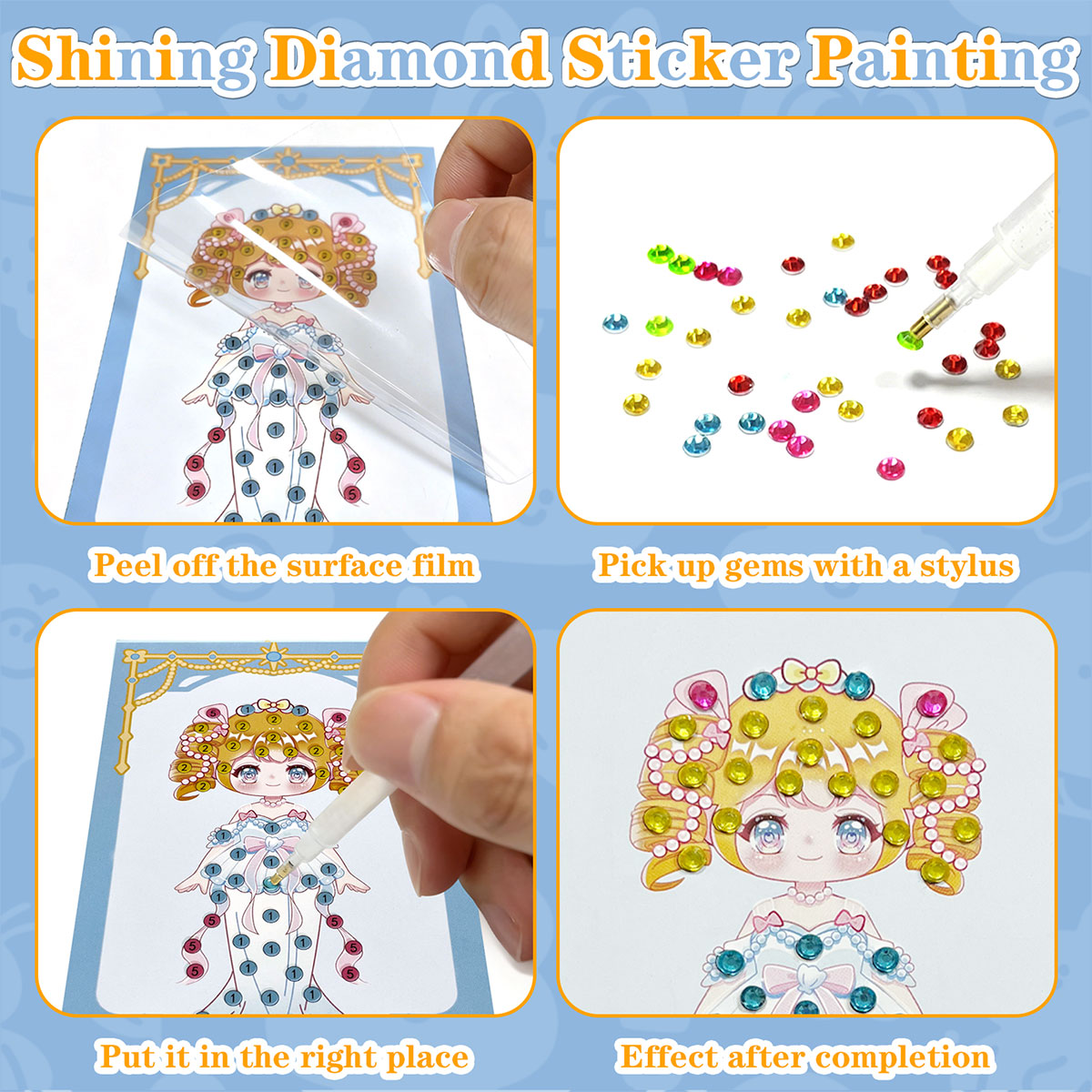 16-delige Gem Kit DIY knutsels - Art Craft Animals recensie en prijs