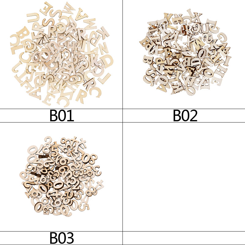 100 stuks hout Engels alfabet  - Art And Craft Numbers recensie en prijs