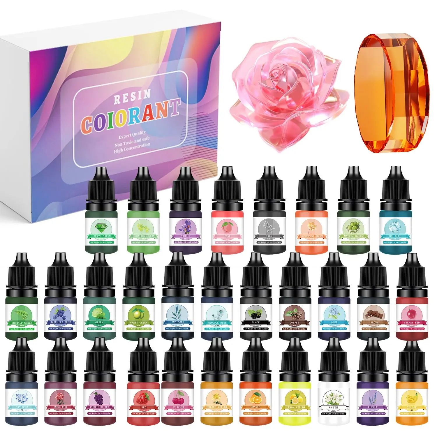 30 Kleuren 5 ml Epoxyhars Pigm - Alcohol Ink Set recensie en prijs