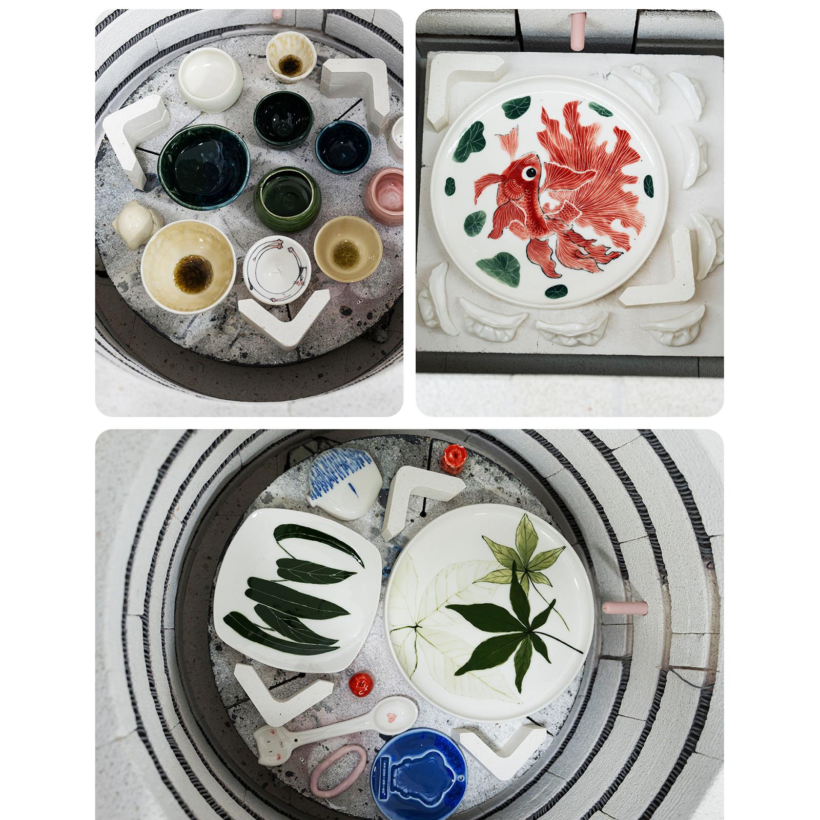 8x aardewerk ovenpalen onderst - Art Craft Workshop recensie en prijs