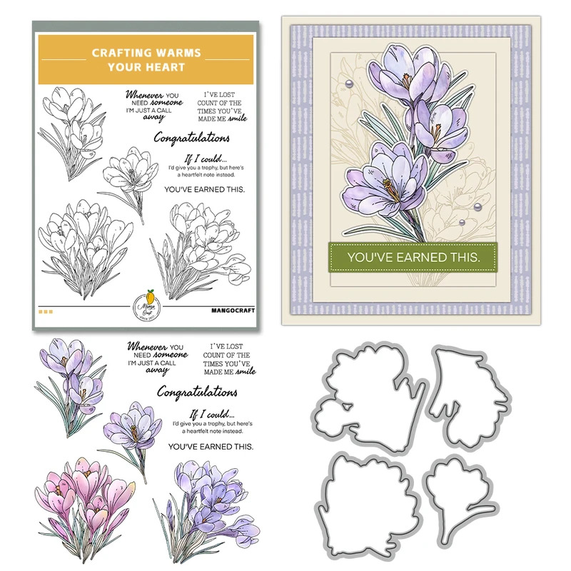 Zephyranthes Candida Stansmess - Rubber Stamp Blank recensie en prijs