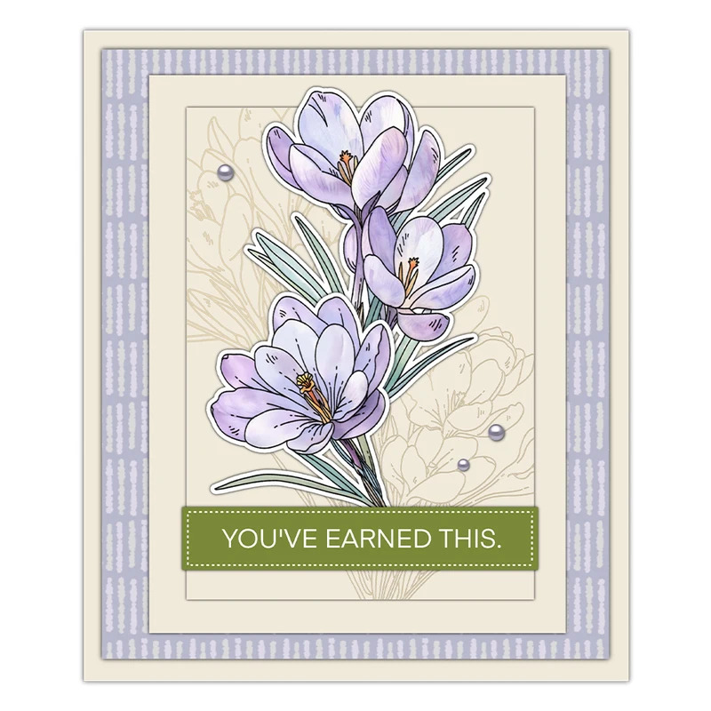 Zephyranthes Candida Stansmess - Rubber Stamp Blank recensie en prijs