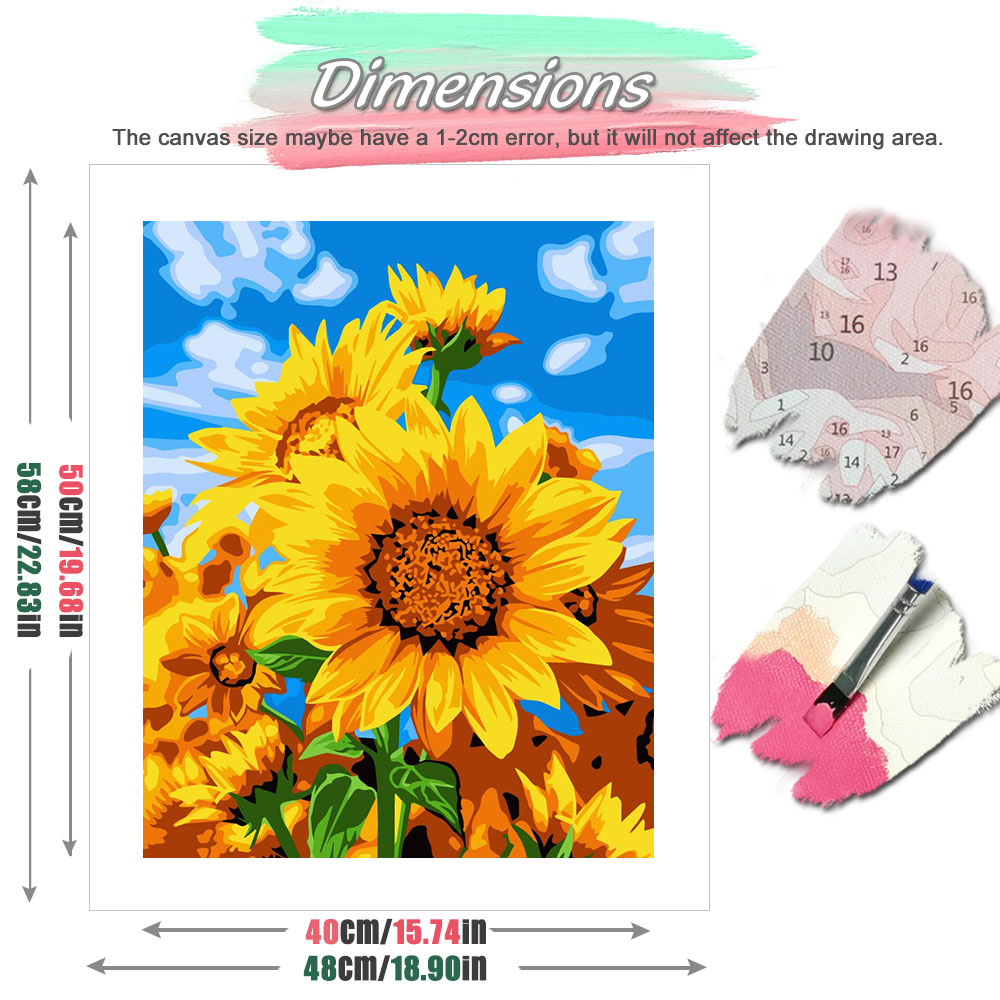 HUACAN Diy olieverfschilderij  - Art And Craft Numbers recensie en prijs
