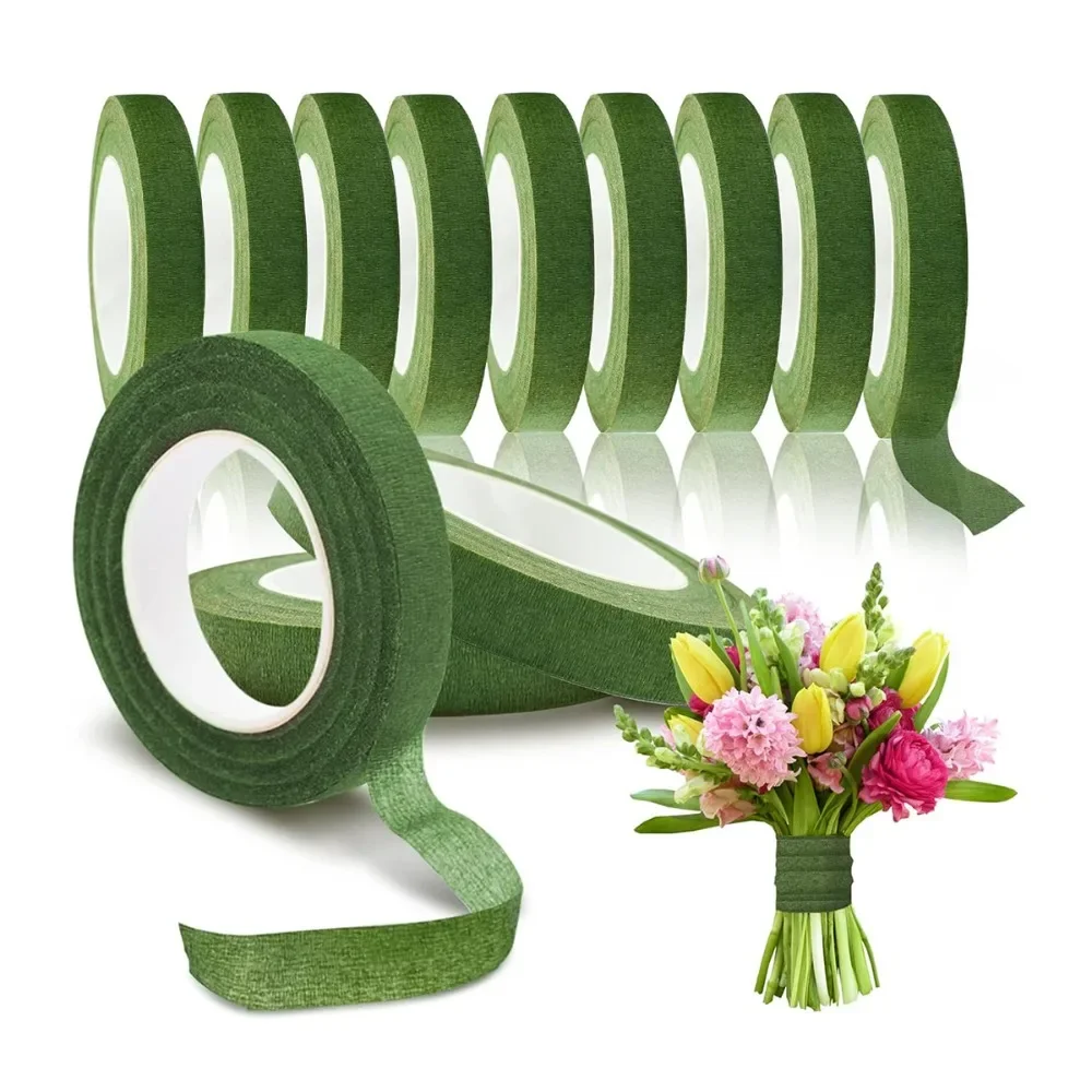 Groene mooie bloementapes 18 m - Art Craft Items recensie en prijs