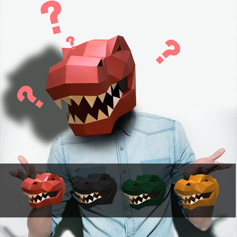 Tyrannosaurus Rex Dier Masker  - Art Craft With Cardboard recensie en prijs