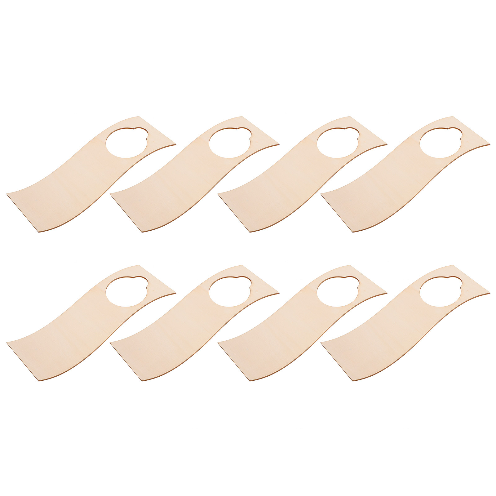 10 stuks houten deurknopbordje - Art Craft Workshop recensie en prijs