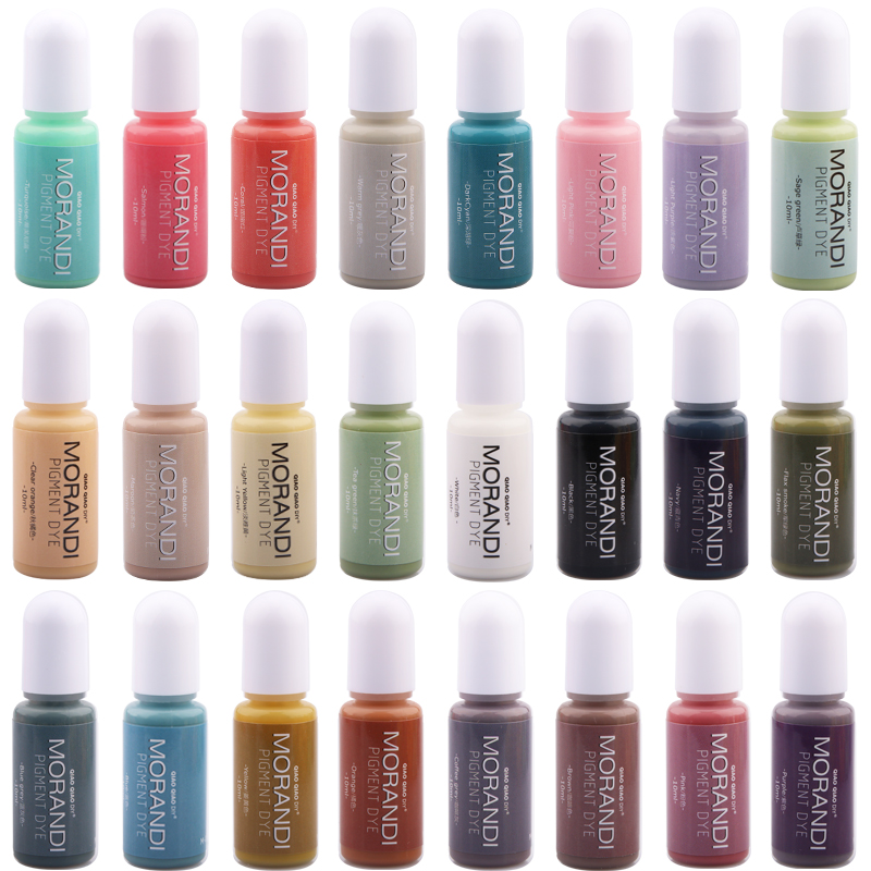 24-kleuren Morandi pigmentset, - Alcohol Ink Set recensie en prijs