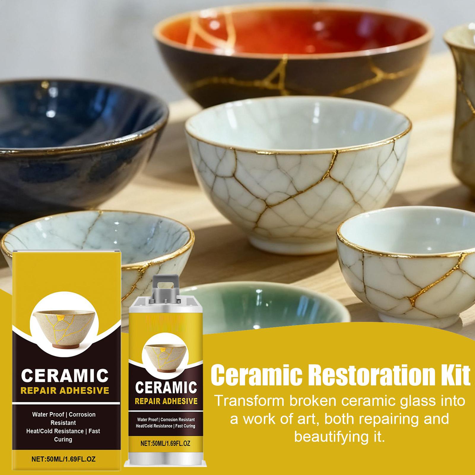 Kintsugi reparatieset gouden k - Art Craft Workshop recensie en prijs