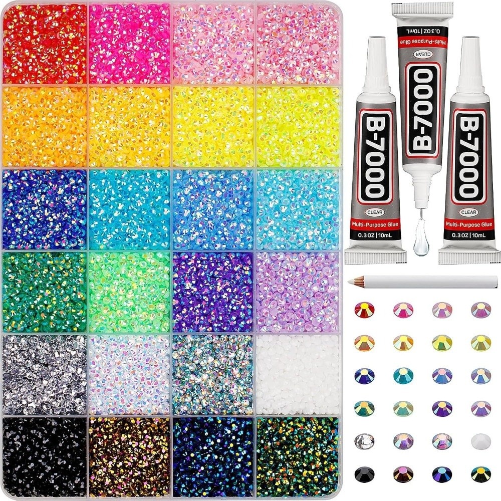 Hete Multicolor Resin Strass S - Art Craft Items recensie en prijs