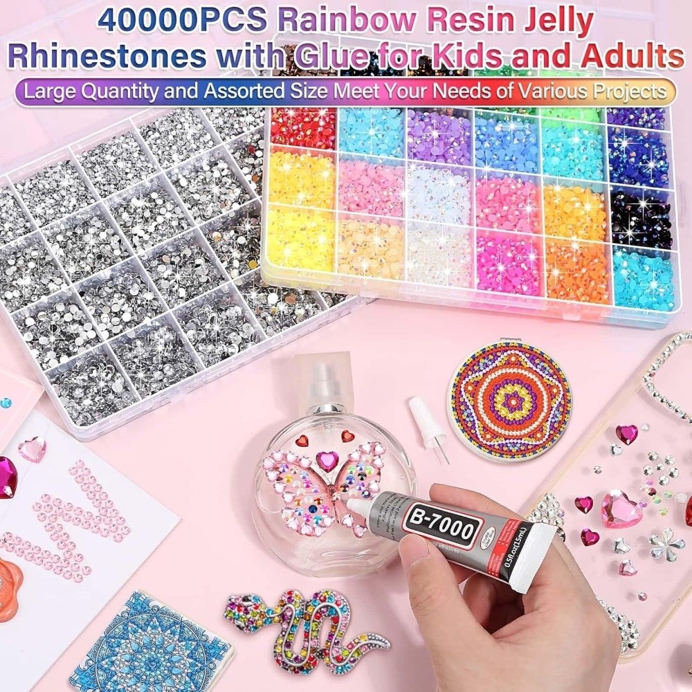 Hete Multicolor Resin Strass S - Art Craft Items recensie en prijs
