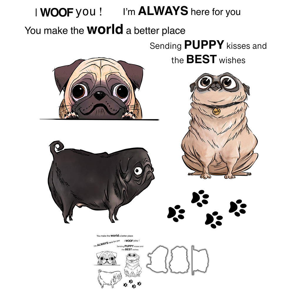 Mangocraft Leuke Cartoon Honde - Rubber Stamp Blank recensie en prijs