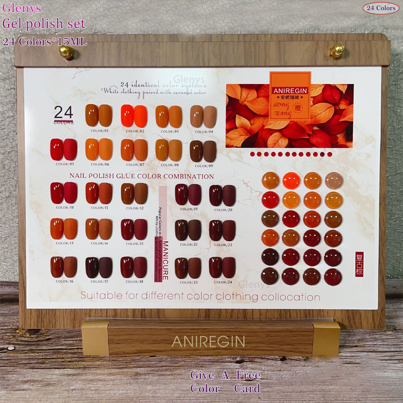 Vintage Bruine 24 Kleuren Nage - Art Craft Online recensie en prijs