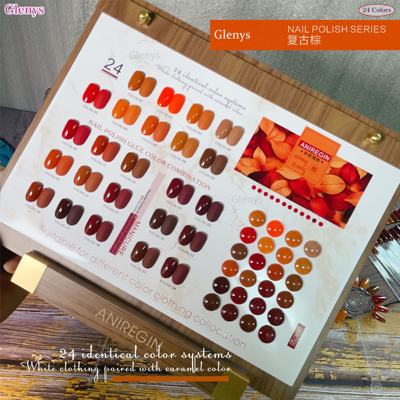 Vintage Bruine 24 Kleuren Nage - Art Craft Online recensie en prijs