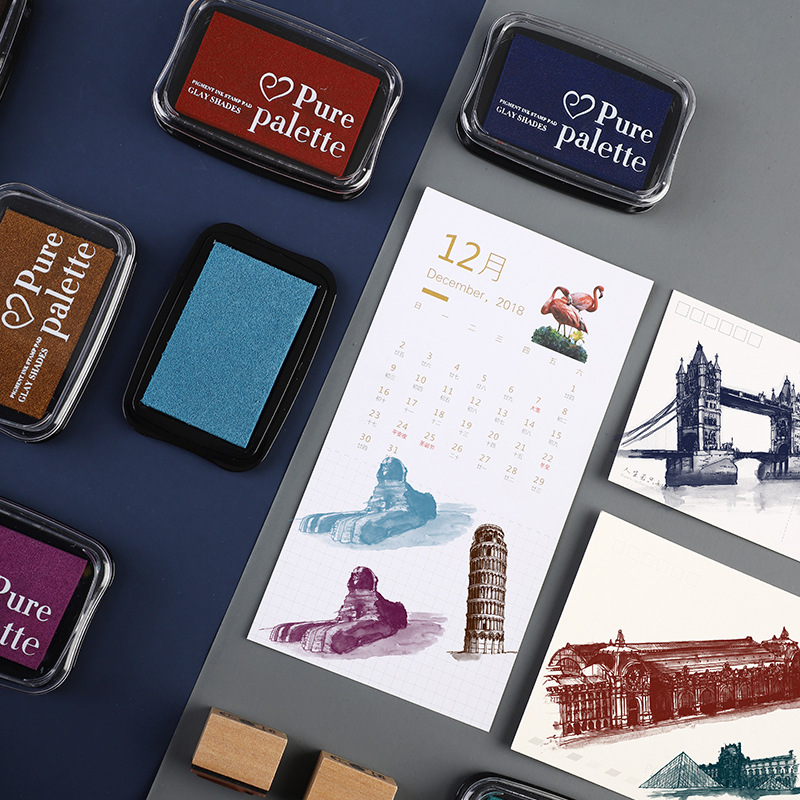 12 kleuren groot formaat vinta - Rubber Stamp Blank recensie en prijs