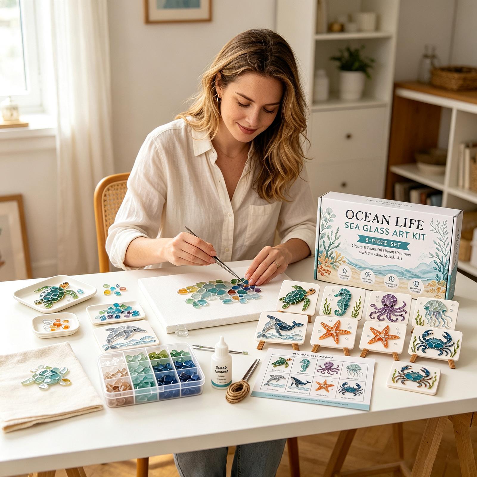 1 stks Oceaanleven Zeeglas Moz - Art Craft Animals recensie en prijs
