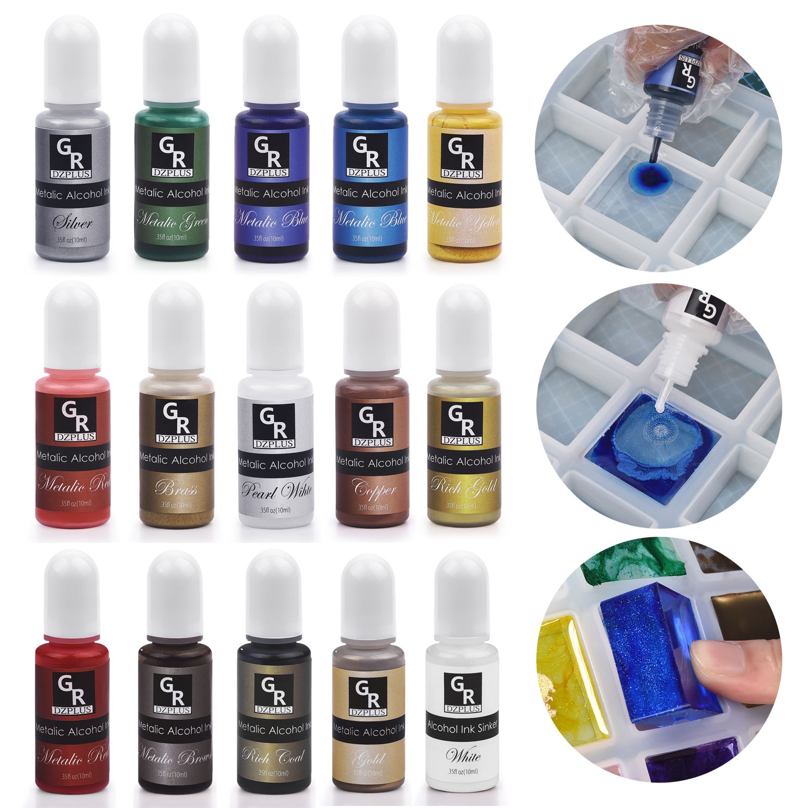 1 Set Hars Pigment Kit Art Ink - Alcohol Ink Set recensie en prijs