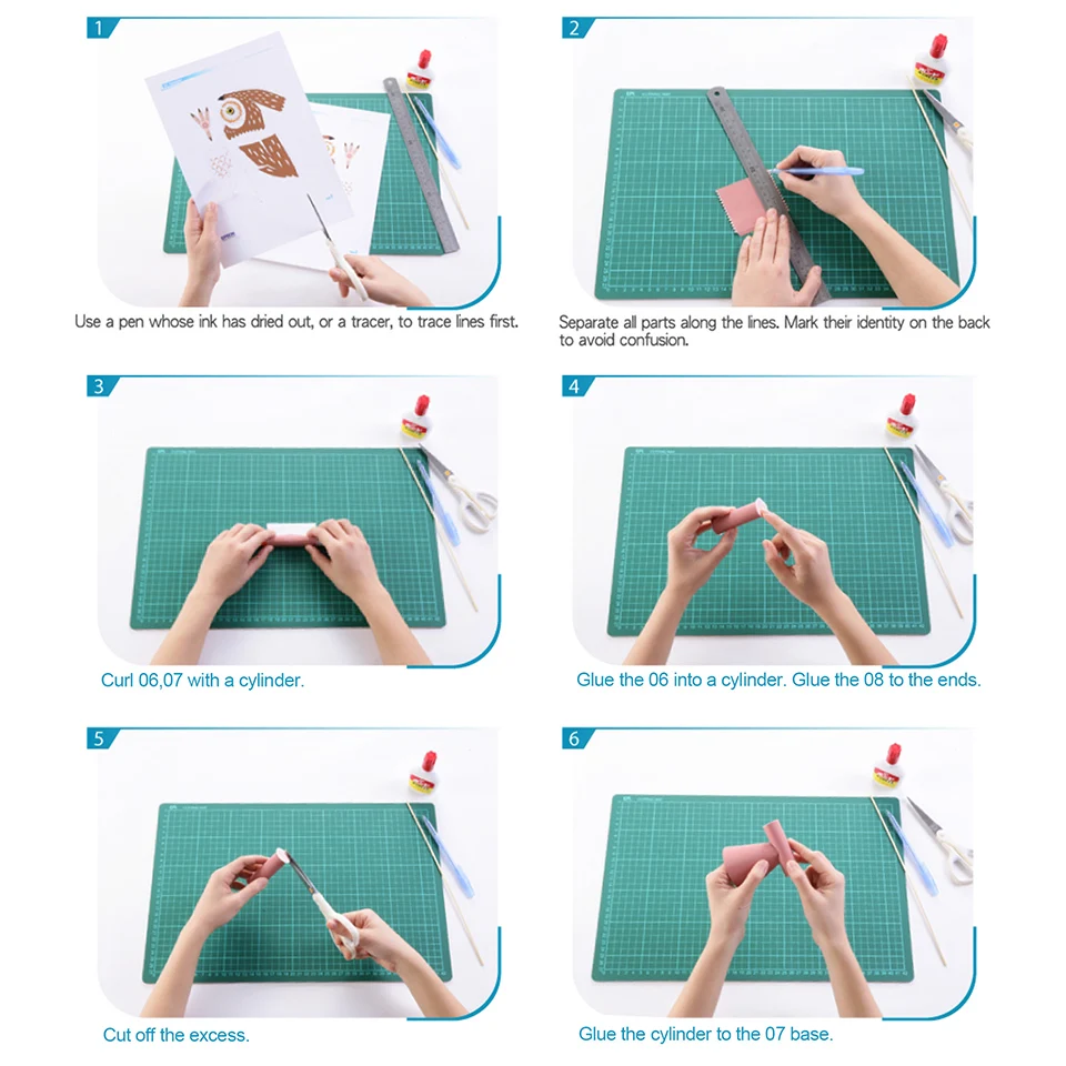 Kleine Uil Origami Art Mini 3D - Art Craft With Cardboard recensie en prijs