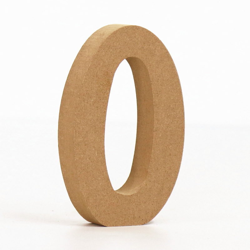 1 st 10 cm Hout Kleur Nummers  - Art And Craft Numbers recensie en prijs